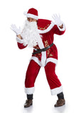 9pcs/set Xmas Santa Claus Suit Adult Christmas Cosplay Costume Red Deluxe Velvet Fancy Xmas Party Man Costume