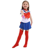 Hot Anime Cosplay Party Costumes Set Navy Dress Children Girls Fancy Costume Kid Clothes Halloween Performance Clothes
