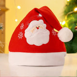 Christmas Hat Children Cartoon Snowman Elk Christmas Decoration Plush Cap Adult Antlers Christmas Supplies Santa Claus Gifts