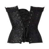 Corset Top for Women Sexy Lace Bustier Corset Lingerie Steel Boned Waist Cincher Bodyshaper Costume Gothic Corsets Plus size