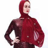 Ramadan Sequins Dress Arab Slim Muslim Dress Floor-Length Prom Gowns Robe De Soriee Full-Sleeve Mermaid O-neck Vestios