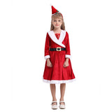 New Christmas Clothes Children Santa Claus Dress Kids Girls Festival Party Cosplay Dresses One Piece child New year costume