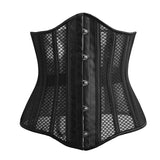 Women Breathable Mesh Sexy Underbust Corset Waist Cincher Slimming Body Shaper Corsets Bustiers Lingerie Top Plus Size