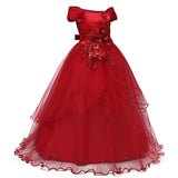 Christmas New Year Girls Costume Party Ball Gown Kids Princess First Communion Wedding Children Dresses