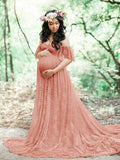 Pregnant Dress Lace Maxi Gown Long Maternity Photography Props Pregnancy Dress Photography Maternity Dresses For Photo Shoot
