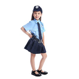 Cute Police Officer Costume Cosplay For Girls Halloween Costume For Kids