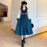 Sweet Lolita Dress Women Spring Elegant Designer Party Midi Dress Female Casual Slim Kawaii Japanese Korean Dress Women 2021 New