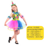 Holiday Carnival Variety Funny Clown Costumes Christmas Adult Boy Girl Joker Costume Cospaly Party Dress Up Clown Suit Costumes