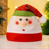 Christmas Hat Children Cartoon Snowman Elk Christmas Decoration Plush Cap Adult Antlers Christmas Supplies Santa Claus Gifts