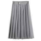 Korean Women High Waist Sexy Mini Skirt School Short Pleated Kawaii Japanese Black Skirt
