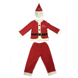 Christmas Clothes Children Santa Claus Boys and girls Festival Party Cosplay Suit New year  child costume with Christmas 