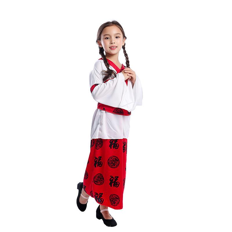 Chinese National Princess Costume Cosplay Girls Halloween Costume For Kids