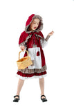 Little Red Riding Hood Costume Kids Girls Roleplay Lolita Dress Fancy Party Halloween Fantasia Carnival Fairy Cosplay Costume