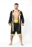 Men Women Boxing Champion Costume Boxer Robe Gold Belt Suits Cosplay Carnival&Halloween Party Costumes