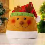 Christmas Hat Children Cartoon Snowman Elk Christmas Decoration Plush Cap Adult Antlers Christmas Supplies Santa Claus Gifts