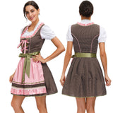 2020 Fashion German Oktoberfest Dirndl Dress Bavarian Oktoberfest Beer Wench Costume