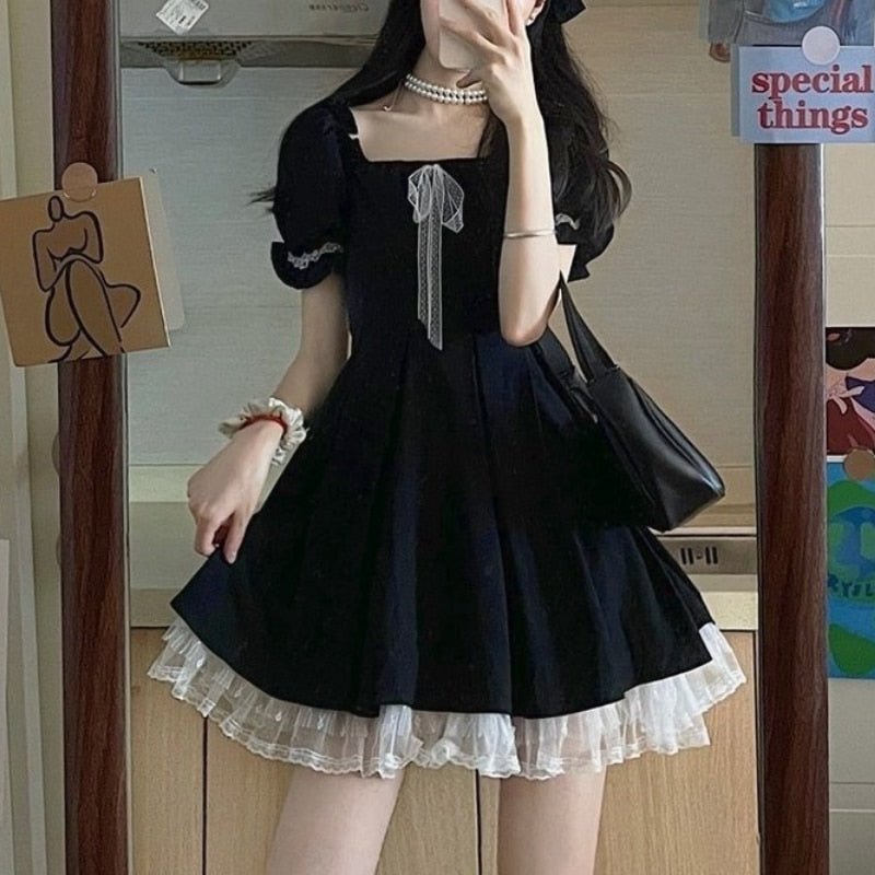 Dress Dress Women Fashion Korean Brief Love Print V-Neck Short Sleeve  Reduce Age Slim Summer Office Lady Clothes (Color : A, Size : XXL Code) :  Amazon.com.au: Clothing, Shoes & Accessories