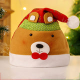 Christmas Hat Children Cartoon Snowman Elk Christmas Decoration Plush Cap Adult Antlers Christmas Supplies Santa Claus Gifts