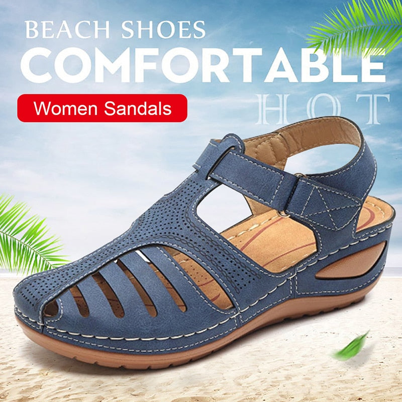 Premium Orthopedic Women Bunion Corrector Platform Walking Sand Sandalias Wedge Sandals Female Beach Shoes