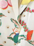 Fresh Fruit Printing Small Lady White Suit Coat Jacket Office Lady Blazer Women Coats