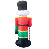 8 Ft Nutcracker Christmas Inflatable Holiday Home Decoration Yard LED Light Outdoor Ornament Xmas New Year Party Shop Garden