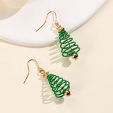 Creative Christmas Tree Earrings For Women Girls New Alloy Earrings Jewelry Happy New Year Festival Party Gifts