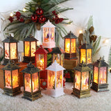 Christmas Santa Lantern Wind Lights Merry Christmas Decoration for Home Natal Navidad Xmas Ornaments New Year Gifts