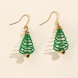 Creative Christmas Tree Earrings For Women Girls New Alloy Earrings Jewelry Happy New Year Festival Party Gifts