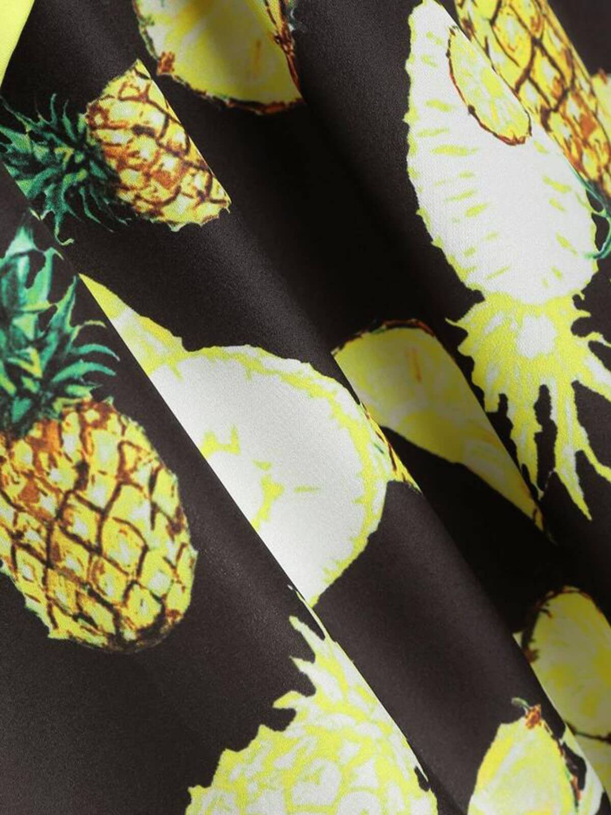 2PCS Front Knot Cardigan Pineapple Strap Dress
