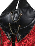 Halloween Steampunk Pirate Leather Corset