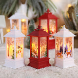 Christmas Santa Lantern Wind Lights Merry Christmas Decoration for Home Natal Navidad Xmas Ornaments New Year Gifts