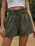 Summer New High Waist Loose Wide Leg Casual Comfortable Shorts Women Pants