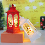 Christmas Santa Lantern Wind Lights Merry Christmas Decoration for Home Natal Navidad Xmas Ornaments New Year Gifts