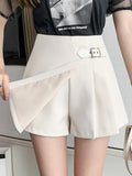 High Waist Mini Skirts Women Summer Fashion Korean Style All-match Ladies Elegant A-line Skirt