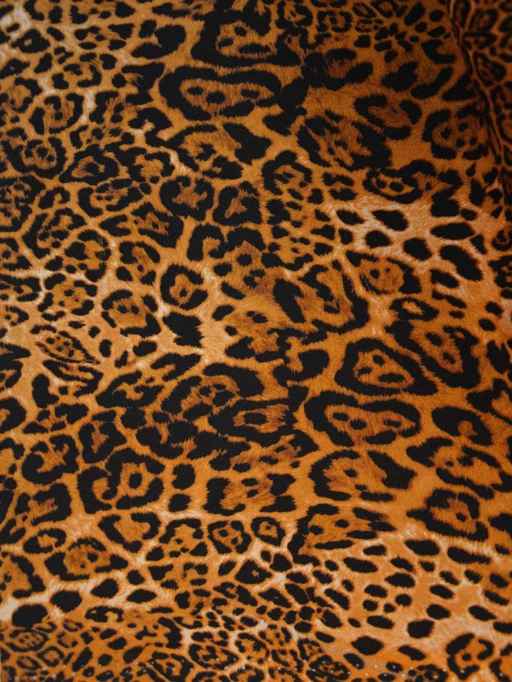 Leopard 1940s Pocket Tea Dress
